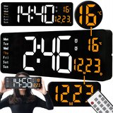 Moderna xxl led elektronička budilica 39cm usb + daljinski Cijene