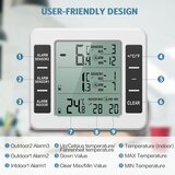 ANKILO digitalni termometer za hladilnik z 2 senzorjema | Shoptok.si