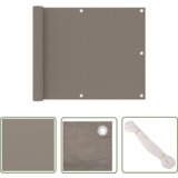  The Living Store Balkonsko platno taupe 75x300 cm oksford blago - Balkonsko Platno, (21742454) Cene