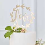 Ginger Ray® okrasek za torto love gold | Shoptok.si