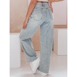 DStreet Spodnie damskie jeansowe baggy BAGETSON niebieskie | Shoptok.si