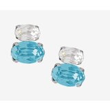 Victoria Cruz gemma aquamarine mindjuše sa swarovski kristalima ( a4513-10ht ) | ePonuda.com