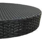  Vrtni stol crni 75,5 x 106 cm od poliratana | Eponuda.com