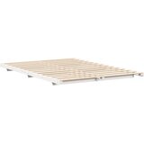  Krevetna konstrukcija Bijelo 140 x 220 cm Čvrsto borovo drvo | shoptok.hr