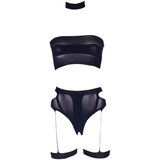 Le Désir Plus Size - 3-delni komplet spodnjega perila - črna (XL-4XL) | Shoptok.si
