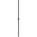  Unutarnja vrata 102 5 x 201 5 cm crna od mat stakla i aluminija | shoptok.hr