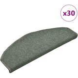  Prostirke za stepenice 30 kom 65x24x4 cm tamnozelene poluokrugle velike | shoptok.hr