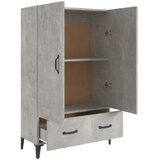  Visoka komoda siva boja betona 70x31x115 cm konstruirano drvo | shoptok.hr