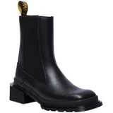 Nizki škornji Bottines Maybole Square Toe cuir Črna