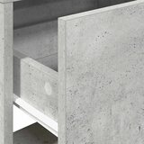  Noćni ormarić s ladicom beton sivi 51x31x47 cm | Eponuda.com