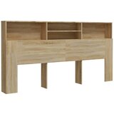 Maison Chic vzglavna omarica - nočna omarica - posteljna omarica sonoma hrast 200x19x103,5 cm, (21705653) Cene