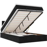 vidaXL Otomanski okvir kreveta s madraca crni 120x190 cm baršunasti | shoptok.hr