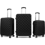  Set kofera AGA Travel MR4655-Black - crna