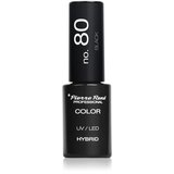 Pierre René Nails Hybrid gel lak za nohte z uporabo UV/LED lučke odtenek No. 80 Black 6 ml | Shoptok.si