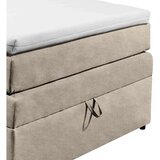 MID.YOU POSTELJA BOXSPRING 120 cm x 200 cm , tekstil peščene barve | Shoptok.si