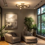  Brilagi - LED plafonski luster MILLA 10xG9/3W/230V crni hrom/zadimljeno staklo | Eponuda.com