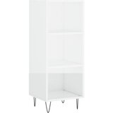 Maison Chic Komoda - Predalnik visok sijaj bela 34,5x32,5x90 cm inženirski les, (21721238) | Shoptok.si
