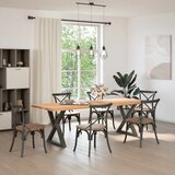  Noge za blagovaonski stol 2 kom. antracit 70 x (72-73,3) cm čelik | shoptok.hr