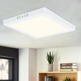 Nettlife LED stropna svetilka 4000K 18W bela 23CM IP44 kopalniška svetilka moderna kvadratna nevtralno bela vodoodporna za pisarno, (22110703) | Shoptok.si