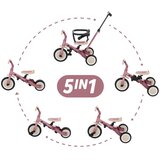 Petite&Mars Tricikel Turbo 5 v 1, Dusty Rose | Shoptok.si