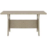  Vrtni stol sivi 120 x 70 x 66 cm od poliratana | shoptok.hr