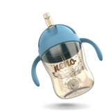 Neno BEBESITO bočica sa slamkom 240 ml, plava | shoptok.hr