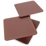 Marckeric Stakleni stolić za kavu boje terakote 54x115 cm Elvi – | shoptok.hr