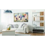  Slika na akrilnom staklu - Rainbow Map [Glass] 60x40 | shoptok.hr