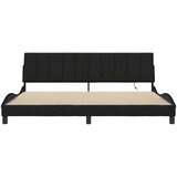  Okvir za krevet bez madraca crni 200x200 cm od tkanine | shoptok.hr