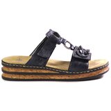 Rieker Natikači 62936-14 Črna | Shoptok.si