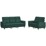  Set sofe 2 pcs Tamnozelena Tkanina Slike