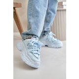 Boto Women's sneakers with chunky sole Blue Nevela | Shoptok.si