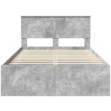  Okvir za krevet Beton 120 x 190 cm Čvrsto borovo drvo | shoptok.hr