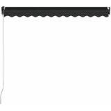 Tenda na ručno uvlačenje s LED svjetlima 300 x 250 cm antracit | Eponuda.ba