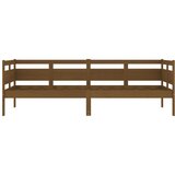  Dnevni ležaj od masivne borovine smeđa boja meda 80 x 200 cm | shoptok.hr