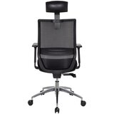 MID.YOU VRTLJIVI STOL umetna masa, tekstil črna | Shoptok.si