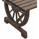  Vrtni stolić za kavu 90 x 50 x 40 cm od masivne jelovine | shoptok.hr