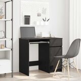 vidaXL Radni stol crni hrast 86x49x76 cm konstruirano drvo Cijene