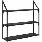  Polica na zidu Crni hrast 80 x 21 x 78,5 cm Konstruirano drvo | shoptok.hr
