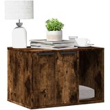 vidaXL omara za mačje stranišče dimljeni hrast 60x40x40 cm inž. les | Shoptok.si