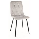  Stolica TOM - Baršun - svijetlo siva | shoptok.hr