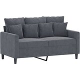  Dvosjed tamnosivi 120 cm baršunasti | shoptok.hr