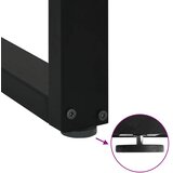  Noge za blagovaonski stol U-oblik 2 kom Crne 60 x (72-73) cm Čelik | shoptok.hr