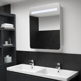 vidaXL LED kopalniška omarica z ogledalom 68x9x80 cm Cene
