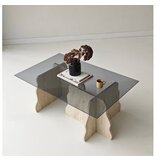 Hanah home sto za dnevnu sobu canyon travertine fume | Eponuda.com