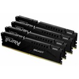 Kingston DDR5 128GB (4x32GB) 5600MHz [FURY BEAST], Non-ECC UDIMM, CL40 1.25V, 288-Pin 2Rx8, Memory Kit, w/Heatsink, XMP