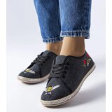 Gemre Black Glitter Espadrilles Malia Cijene