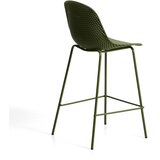 Kave Home Zelena metalna/plastična vrtna barska stolica Quinby – | shoptok.hr