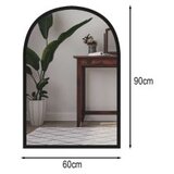 Hanah home Mirror Brilya, antracit | Eponuda.ba