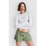 Roxy Oceanside Kratke hlace oil green | Shoptok.si